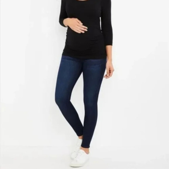 Ag Adriano Goldschmied Denim - AG Adriano Goldschmied Secret Belly Maternity Skinny Jeans 